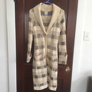 Anthropologie long cardigan sweater